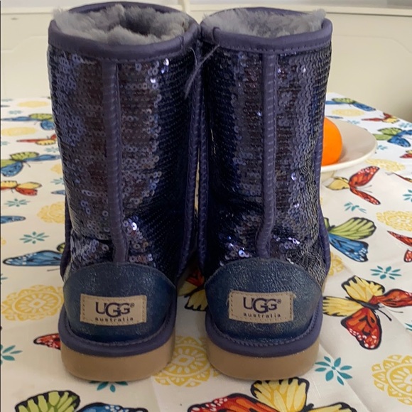 UGG Shoes - Uggs glittery purple boots